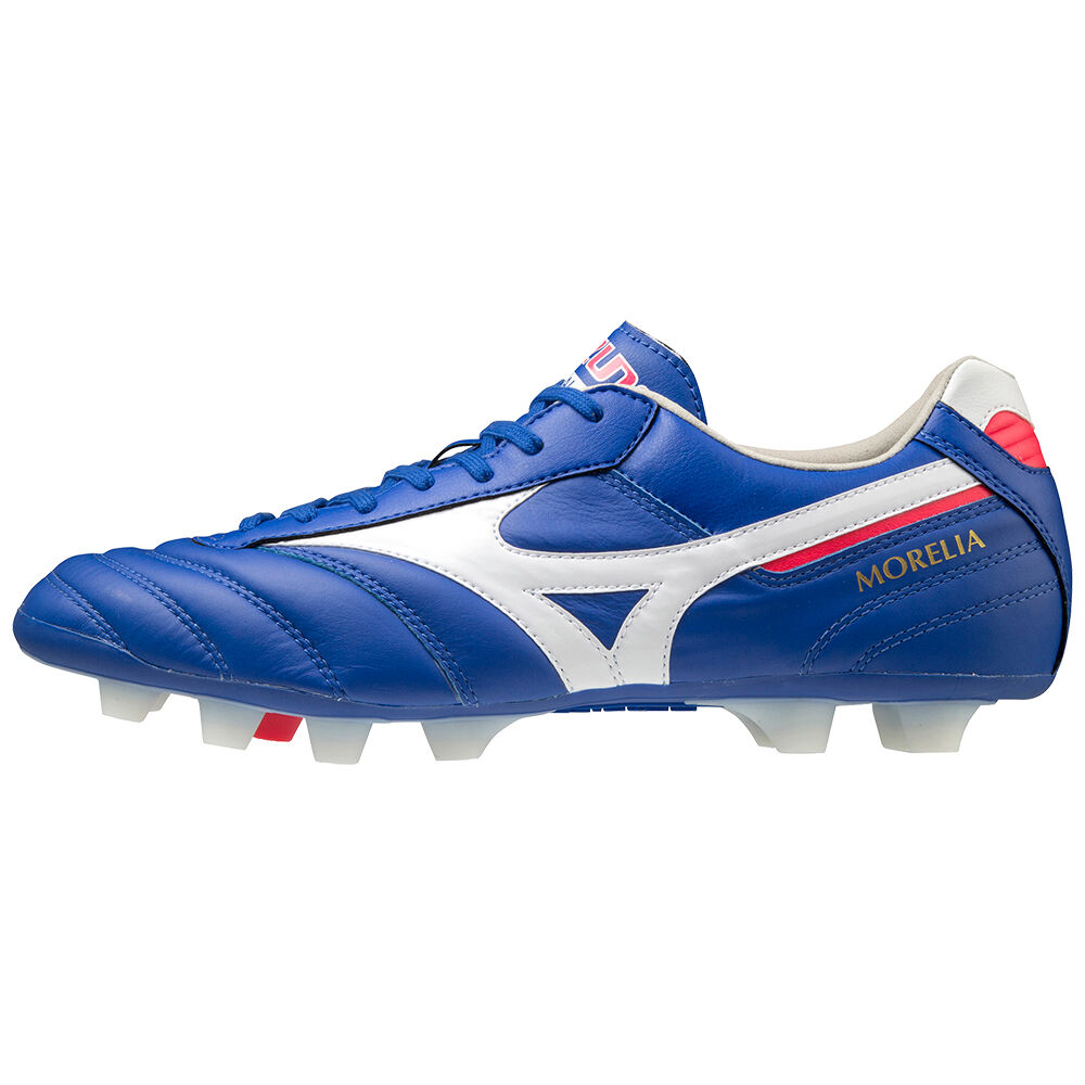 Tacos de Futbol Mizuno Morelia II Elite Para Hombre Azules/Blancos 9174360-YW